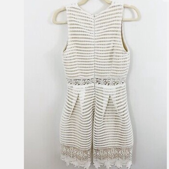 James Coviello Anthro BHLDN WhiteMayfair Embroidered Floral NudeUnderlay Dress 6 - Picture 8 of 16